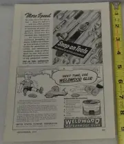 Snap-on Tools September 1944 Popular Mechanics AD Original 6 ½"x9 ½" Vintage Old