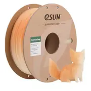 eSun PLA-UV Color Change Filament Orange,1KG Roll, 1.75mm Compatible with Most of FDM 3D Printers, Such as Creality, Bambu Lab, AnkerMaker, Raise3D, Flsun, etc,. [PLA-UV CC175UV-O1P1]