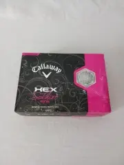 NEW Callaway Hex Solaire Pearlescent Pink Golf Balls (4 Sleeves of 3) 12 Total
