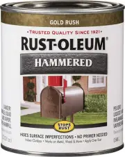 Rustoleum STOPS RUST AND RUST PREVENTION Hammered Brush-On Paint - 946ml | HA...