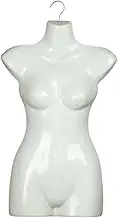Hanging Mannequin Torso Female Body Torso Dress Form for Clothing Sellers