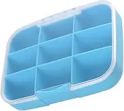 Large Capacity Medicine Organizer Multi Grids Pill Box for Tablet Dispenser Portable Storage Case for Home Office Hiking and Camping