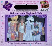 Magic Attic Keisha Magnetic Paper Dolls New