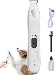 Dog Paw Trimmer - Dog Paw Pad Trimmer - Cordless Shaver Brush Low-Noise Rechargeable Ergonomic For Precise Grooming Sensitive Skin