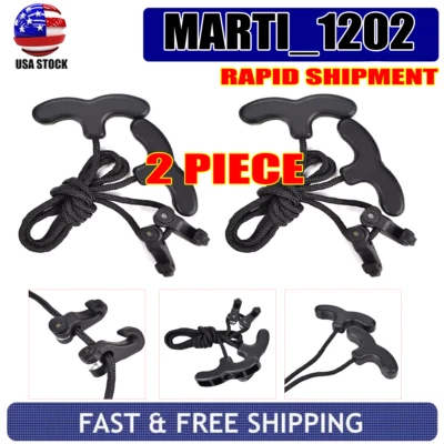 2PCS Crossbow Rope Cocking Device String Aid Cocker Device Handle Assist Tool A+