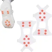 [Generic] Non Slip Shoe Ice Grippers - Ice and Snow Grips Cleat - Shoes Traction Cleat Crampon, Clear Ice Snow Grippers for Hiking, Walking, Climbing