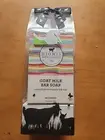 Dionis Sea Treasures Goat Milk Bar Soap Bath Set 6oz. Saver Bag & Pad