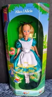 Disney Alice in Wonderland Alice Alicia Doll MIB Exclusive Mattel 1994 NEW