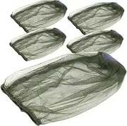 SECFOU 5Pcs Breathable Multi Function Fishing Hat with Head Net Portable Cap for Outdoor Insect Protection for Camping and Fishing Activities
