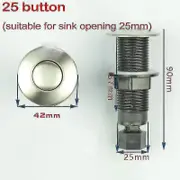 Garbage Disposal Switch Sink Top Food Waste Disposer Push Button Replacement A