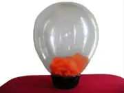 SILK IN BALLOON Stand Stage Magic Trick Clown Kid Show Clear Magician Appearing