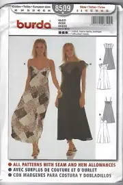 Burda 8509-Sewing Pattern - Dress - Misses Sizes 6-18-Uncut-Factory Folds
