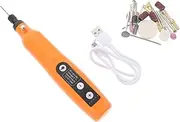 NUOBESTY 1 Set USB Rechargeable Mini Polishing Rotary Tool Speed Cordless Electric Grinder with Lamp Compact Design for DIY Projects Durable and Lightweight Polisher for Personal