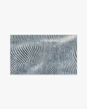 90' x 150' | Machine Washable Runner Rug | Kid & Pet Friendly | Indoor Rug | Wesley Blue Flatwoven Rug | Ruggable