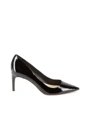 Black Patent Leather Pointed Toe Pumps