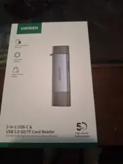 UGREEN USB C 2-in-1 & USB 3.0 Micro SD Card and Memory Card Reader Adapter BULK