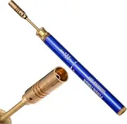 Leona Co Butane Torch Lighter, Refillable Pen Lighter Pencil Torch Lighter Adjustable Jet Flame Butane Lighter for Grill BBQ Candle Camping
