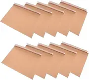 SEWACC Stay Flat Shipping Envelopes: 25pcs Cardboard Mailing Envelopes Self-Sealing Flaps for Documents Photos and Catalogs