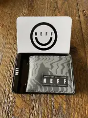 Neff Basecamp Bi-fold Wallet - NWT Mens grey/black