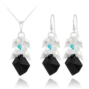 Luxury Jewellery Set with Jet Black Stone
