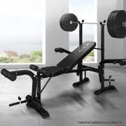 BLACK LORD Weight Bench 8in1 Multi-Station