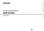 Denon AVR-2112CI Receiver Amplifier Owners Manual