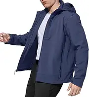 [LACKWAR] Mens Jacket Waterproof Hooded Coats Tactical Soft Shell Jackets for Men