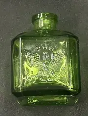 GREEN EAGLE GLASS INK WELL WEBSTER’S WATERMAN