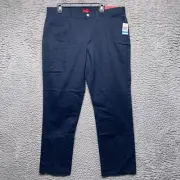 Alfani Pants Mens 36 30 Federal Blue Chino Flat Front Casual