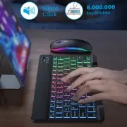 Ultra Slim Bluetooth Wireless Keyboard & Mouse BT For iPad Android Windows AUS