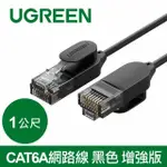 【TURBOSHOP】原廠 UGREEN 綠聯 CAT 6A PURE COPPER網路線增強版(1公尺)70332