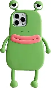 CrazyLemon for iPhone 7 iPhone 8 Case Silicone iPhone SE 2020 2022 Case Cute Cool Funny Cartoon Anime Green Frog Design Soft Thin Durable Shockproof TPU Protective Case Cover for Teen Boys Girls Kids