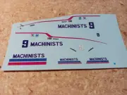 1:43 Decals Roger Mears 1983 machinist Penske PC-10