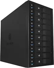 ICY BOX 10-Bay External Single System for 10x SATA 3.5" I/II/III HDD (IB-3810U3)