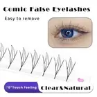 12 Rows Cluster Lashes Kit Comic Spire Mink Lashes Extensions Eye Makeup Tools