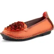 L'Artiste by Spring Step Womens Dezi Leather Slip On Shoe - Orange, 40M NEW