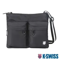 在飛比找蝦皮商城優惠-K-SWISS Shoulder Bag輕量側背包-黑