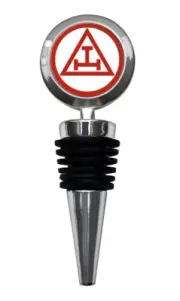 Royal Arch Masonry Triple Tau Wine Bottle Stopper