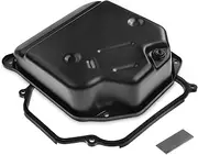 A-Premium Transmission Oil Pan with Drain Plug & Gasket Compatible with VW Jetta 1993-2005, Beetle 1998-2004, Golf 1993-2006, GTI 2006-2006, Passat 1994-1997