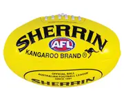 Sherrin Super Soft Touch Size 3 AFL Football - Yellow