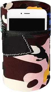 Wrist Wallet - Lightweight and Soft Wrist Wallet Cell Phone Holder with Zipper Pocket - Women Men Sports Color Wrist Pouch Phone Coin Keys Storage for Running