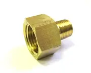 1pc Brass Pipe 1/2" Female x 1/4" NPT Male Thread Adapter Fuel MettleAir 120-DB