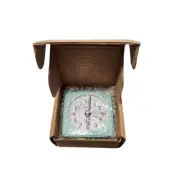 Peakeep Ultra Small Battery Travel Alarm Clock Snooze Light Silent Aquamarine