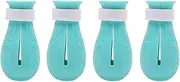 FONDOTIN 4Pcs Cat Non Slip Paw Protector Shoes Durable Scratch Cover Blue Comfortable and Flexible Sole for Indoor and Outdoor Use