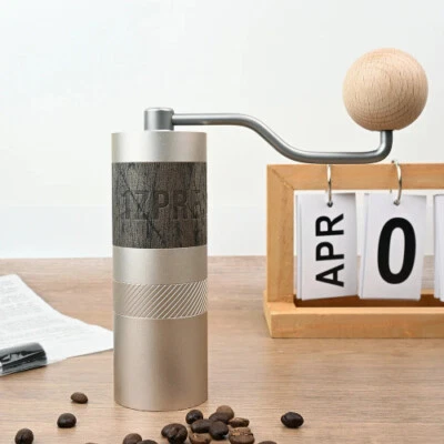 Manual Coffee Grinder Portable 38mmStainless Steel Adjustment Hand Crank Grinder