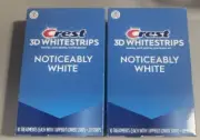 crest 3d noticeably white 20 Strips, 2 Pack, Exp 2026