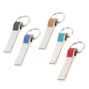 138 Pcs Rectangular Metal Finger With Leather Cap, true conventional Key Holder