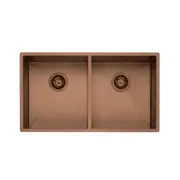 Oliveri Spectra Double Bowl Sink - Copper