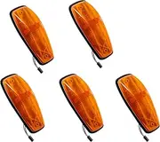 5 PCS LED Top Cab Light Roof Running Marker Light with 6 LED Fits for Mack CH CXU 2004-2013 Yellow 12V 25109292