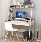 Liberty Computer Desk Workstation with Shelves & Drawers (White)